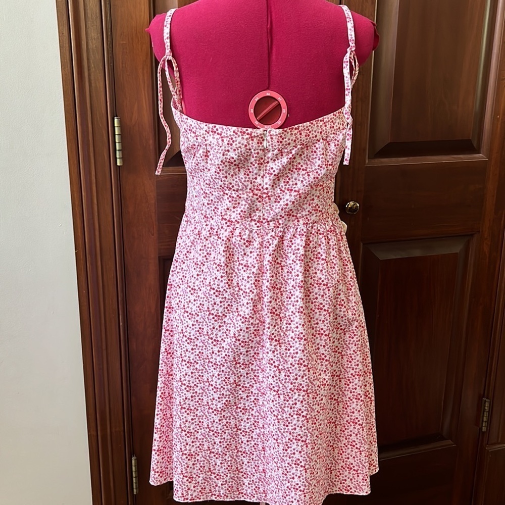 Passport NWT Pink/ Red Floral Print Sun Dress Size S - Picture 8 of 13